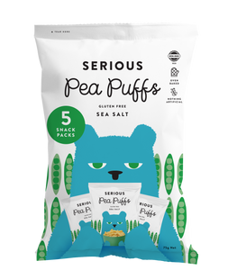 Serious Popcorn - Sea Salt Pea Puffs Multipack - 5 Snack Packs