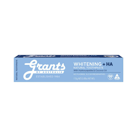 Grants Whitening +HA Natural Toothpaste