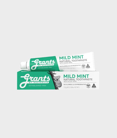 Grants of Australia Mild Mint Natural Toothpaste
