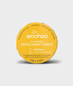 Woohoo All Natural Deodorant (Mellow - Sensitive)