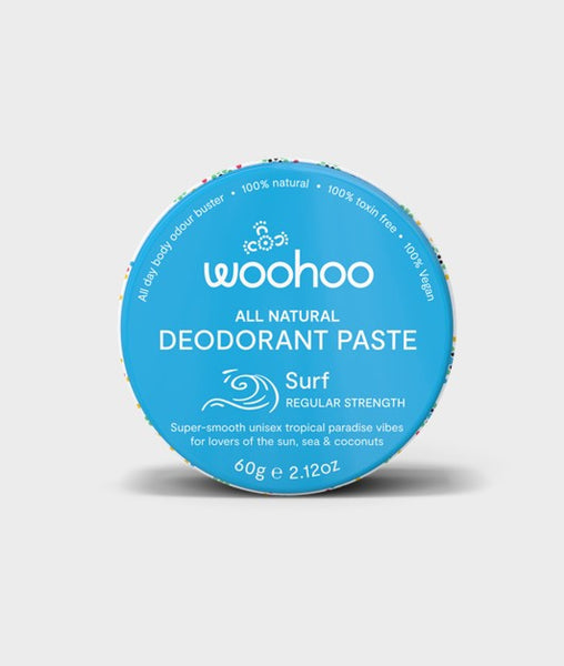 Woohoo All Natural Deodorant (Surf - Regular Strength)